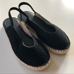 NWOT Something Navy Felix Slingback Espadrilles